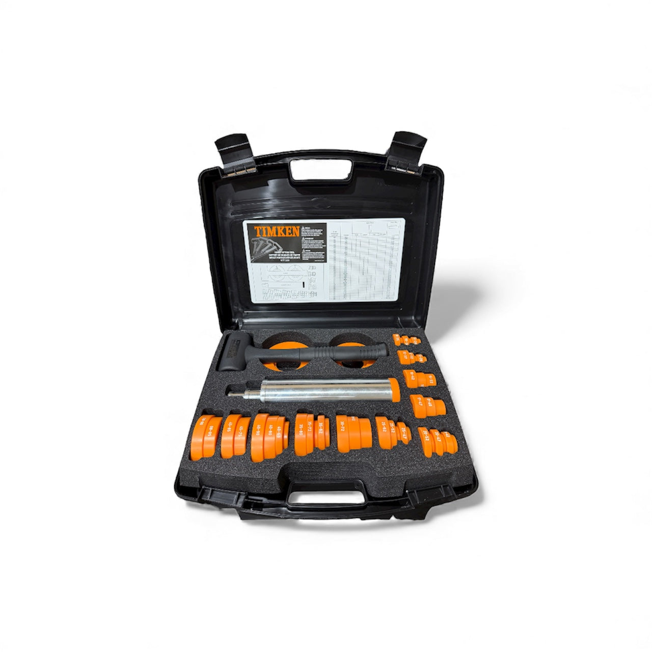 Timken VIFT3300 Impact Bearing Fitting Tool Kit, 33 collets ranging from 10 mm to 110 mm