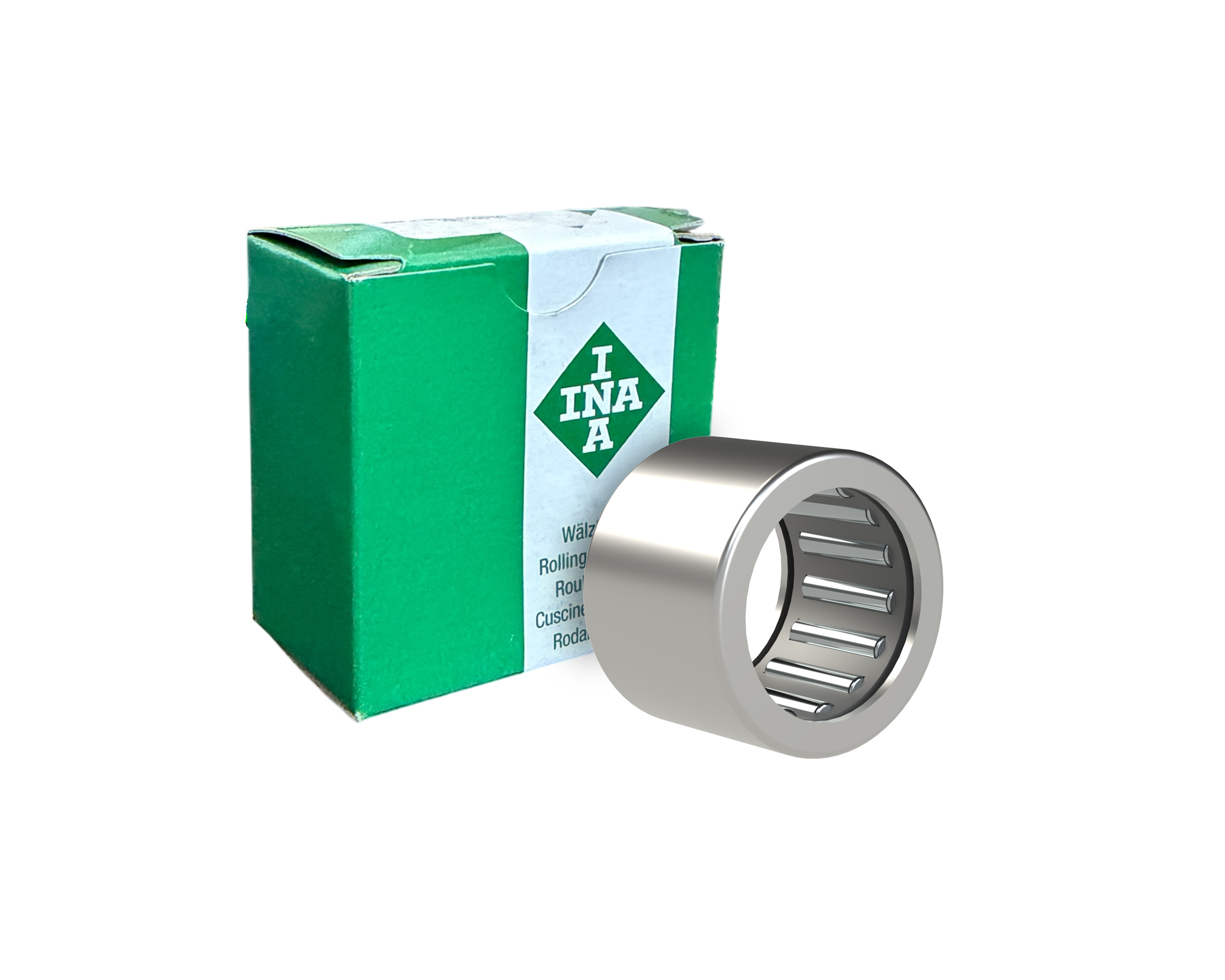 INA HK0509 Drawn Cup Roller Bearings With Open End - 5 mm ID, 9 mm OD, 9 mm Width