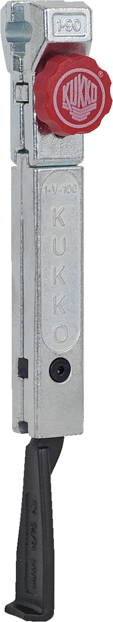 kukko 1-195-e extremely narrow, quick-adjustable jaws (single, total length 227 mm) for universal pullers
