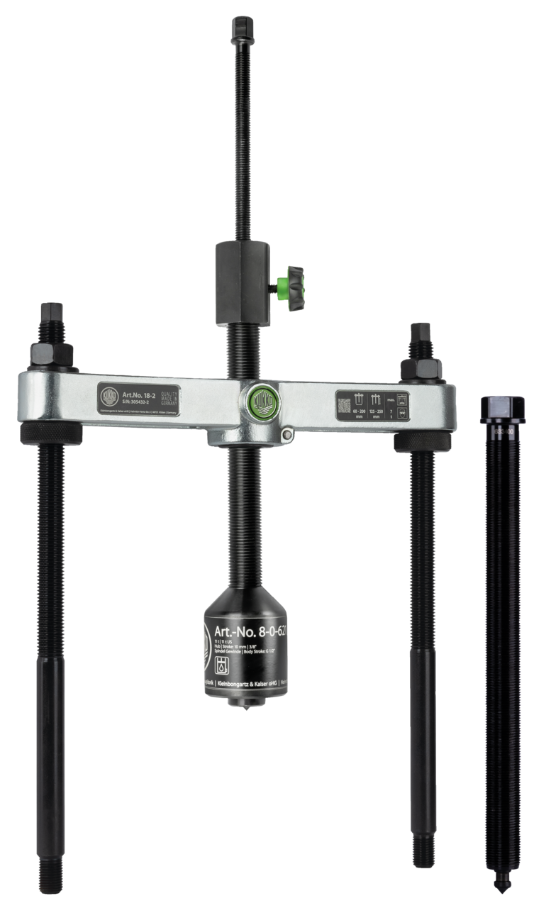 kukko 18-3-b hydraulic puller 80-300/300 mm (including mechanical spindle) for pulling flat-lying or thin-walled parts in craftsmanship, industry, and workshops when there is insu