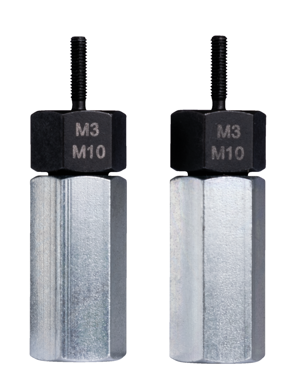 kukko 18-218a thread adapter (pair) m18 for removing and pulling components with threads, such as dowel pins, keyways, or bolts, in crafts, indu