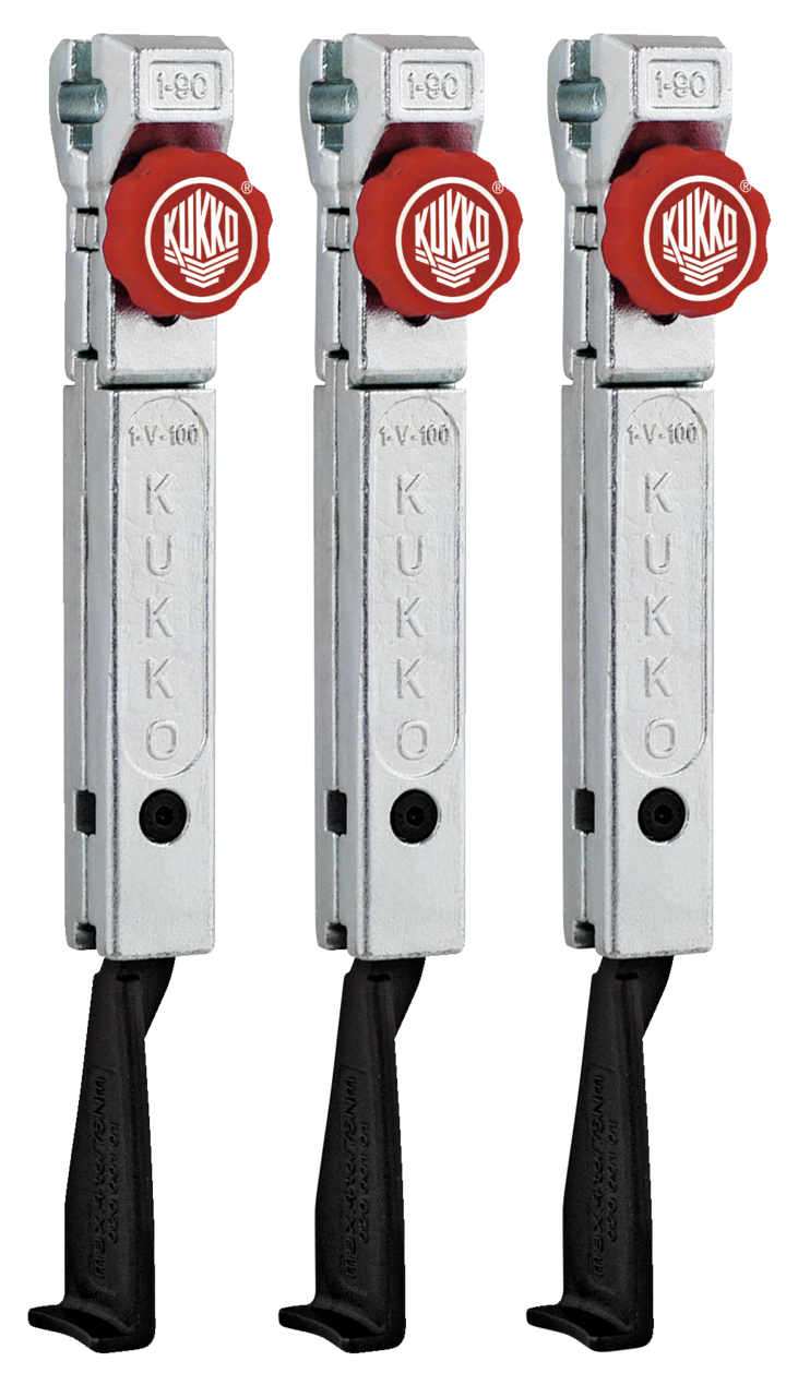 kukko 1-193-s 3 narrow, quick-adjustable trigger hooks (set) for 3-jaw universal pullers