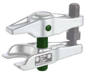 Heavy-duty ball joint separator tool with steel body and threaded shaft for automotive repair