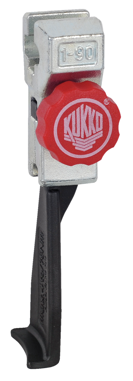 kukko 1-93-e narrow, quick-adjustable standard jaws (single, total length 127 mm) for universal pullers
