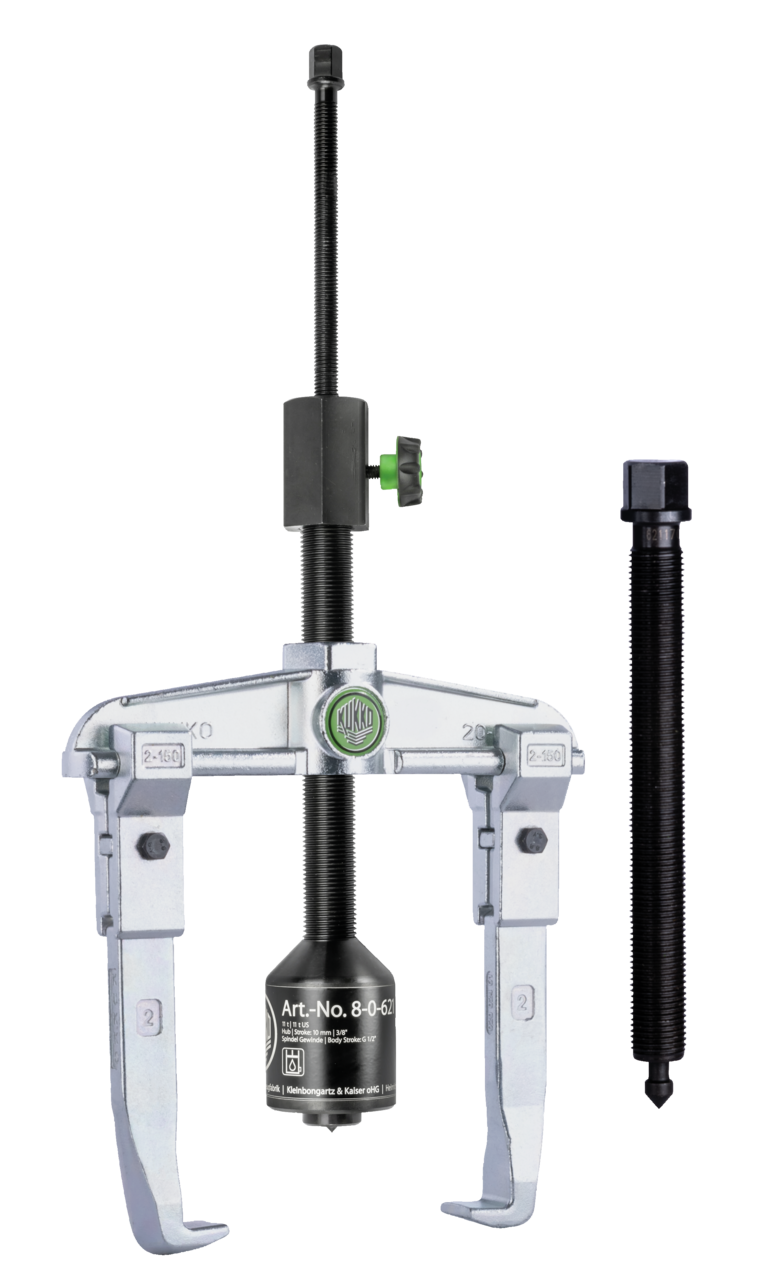 kukko 20-2-b 2-arm universal puller 160 x 150 mm with adjustable puller hook and grease hydraulic spindle for particularly safe removal of extremely tight bearings, gears, and discs in all common sizes for trad