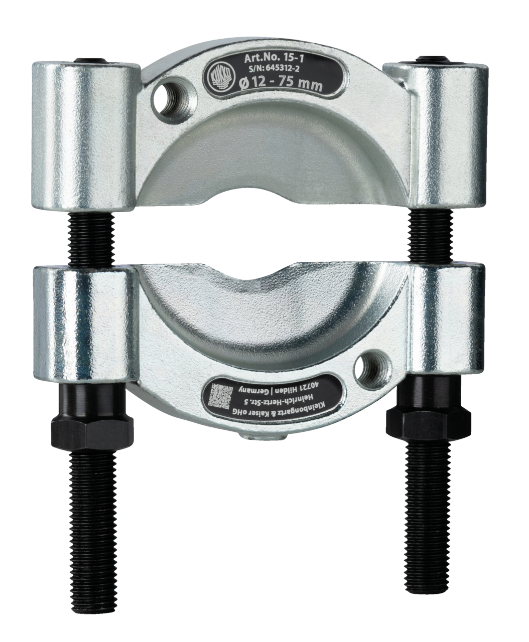 kukko 15-1 cutting device ø 12-75 mm for removal of ball bearings, roller bearings, inner rings, and other flat components in crafts, industr