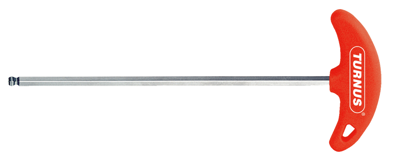 kukko 214-310 screwdriver with ball head and t-handle for operating screws in workshops, industry, and crafts