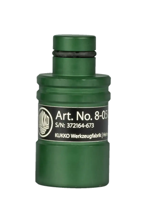 Green Kukko metal shop tool, cylindrical shape, labeled with part number 8-051.