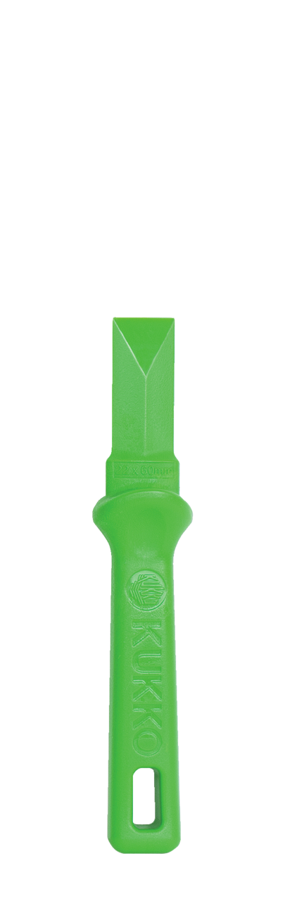 kukko 2200-1 soft scraper, single, 20 x 60 mm for gently removing adhesive weights and sealant remnants, bonded protective strips, badges, and sticker