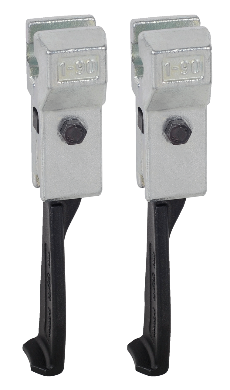 kukko 1-254-p extremely narrow puller jaws (pair, total length 277 mm) for 2-jaw universal pullers