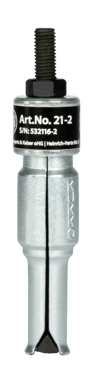 kukko 21-2 2-shell internal extractor ø 14-19 mm for pulling out internal bearings, bearing outer rings, and bushings in craftsmanship, workshops, and in
