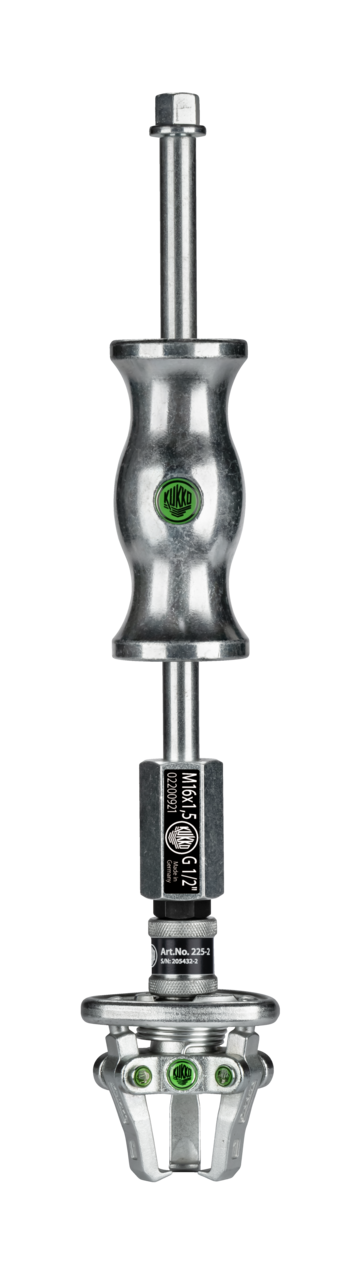 kukko 225-1-g 3-arm puller with self-centering puller legs for pulling bearings, gears, and discs