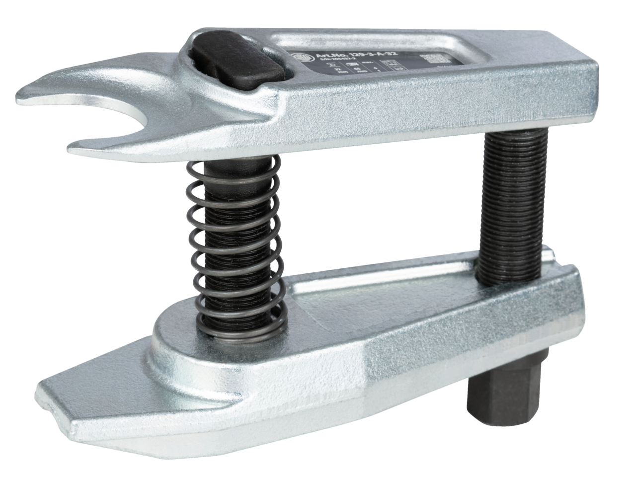 kukko 129-3-a-32 ball joint extractor with lever transmission for pressing out the ball pins when removing ball joints as well as tie rod ends on tie rods, specifical