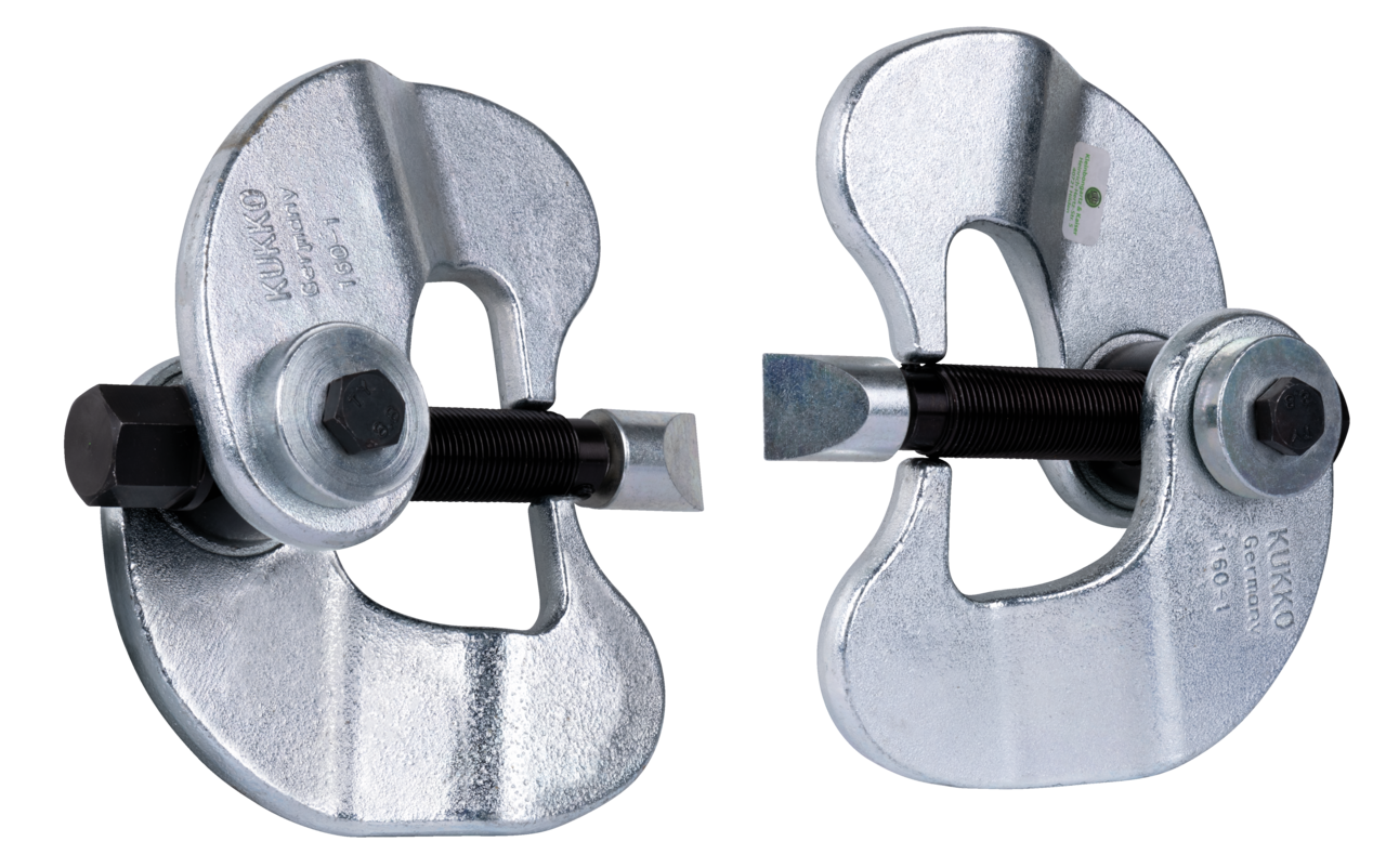 kukko 160-2-p flange spreader (pair) ø 250 - 1200 mm for safe and accident-free separation of flange connections of pipelines in power plants, petrochemistry