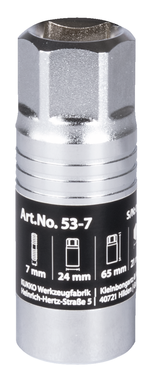 kukko 53-7 stud extractor for tight spaces for extracting stud bolts or broken components in automotive and industry