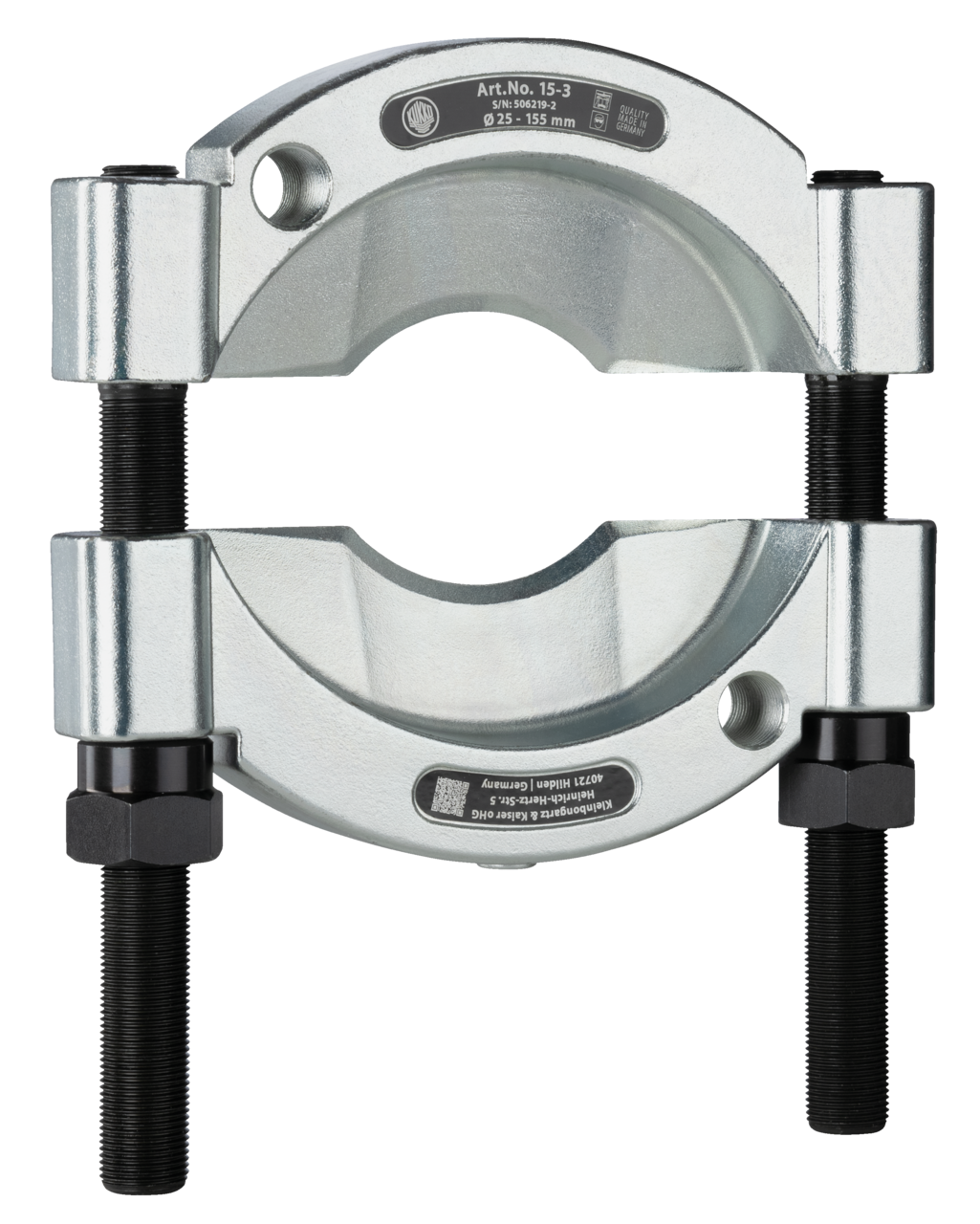 kukko 15-3 cutting device ø 25-155 mm for removal of ball bearings, roller bearings, inner rings, and other flat components in crafts, industr