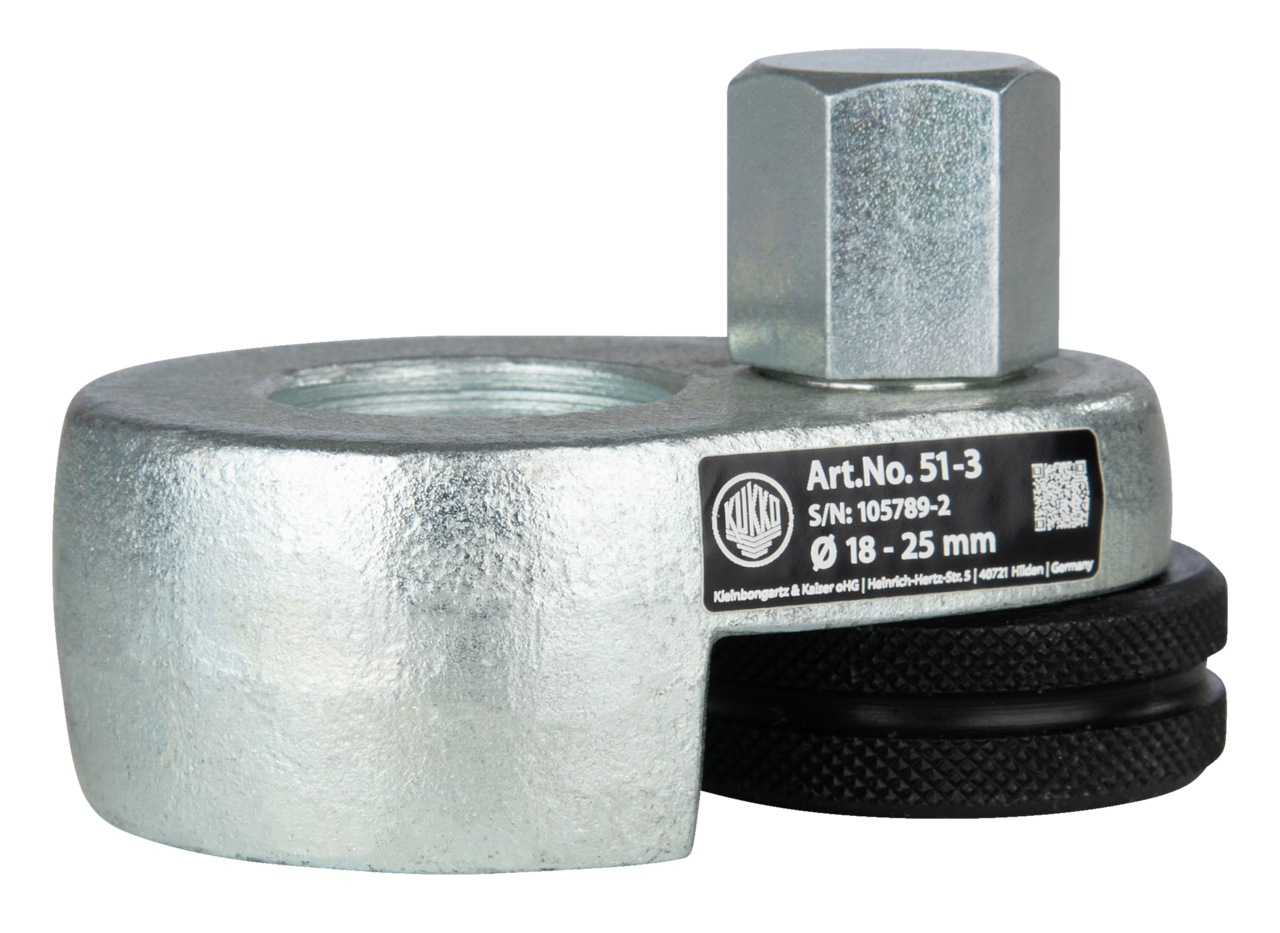 kukko 51-3 stud extractor with internal teeth economy ø 18-25 mm for extracting studs or broken components in the automotive and industrial sectors