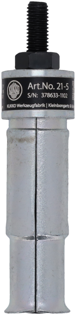 kukko 21-5 2-shell internal extractor ø 28-40 mm for pulling out internal bearings, bearing outer rings, and bushings in craftsmanship, workshops, and in