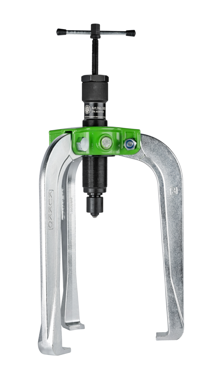 kukko 845-3-b handy, 3-arm puller with power-transmitting, self-centering puller legs and grease-hydraulic spindle (tractive force up to 10 t) for pulling especially tight-fitting bearings, gears, and discs in all common sizes for crafts, workshop