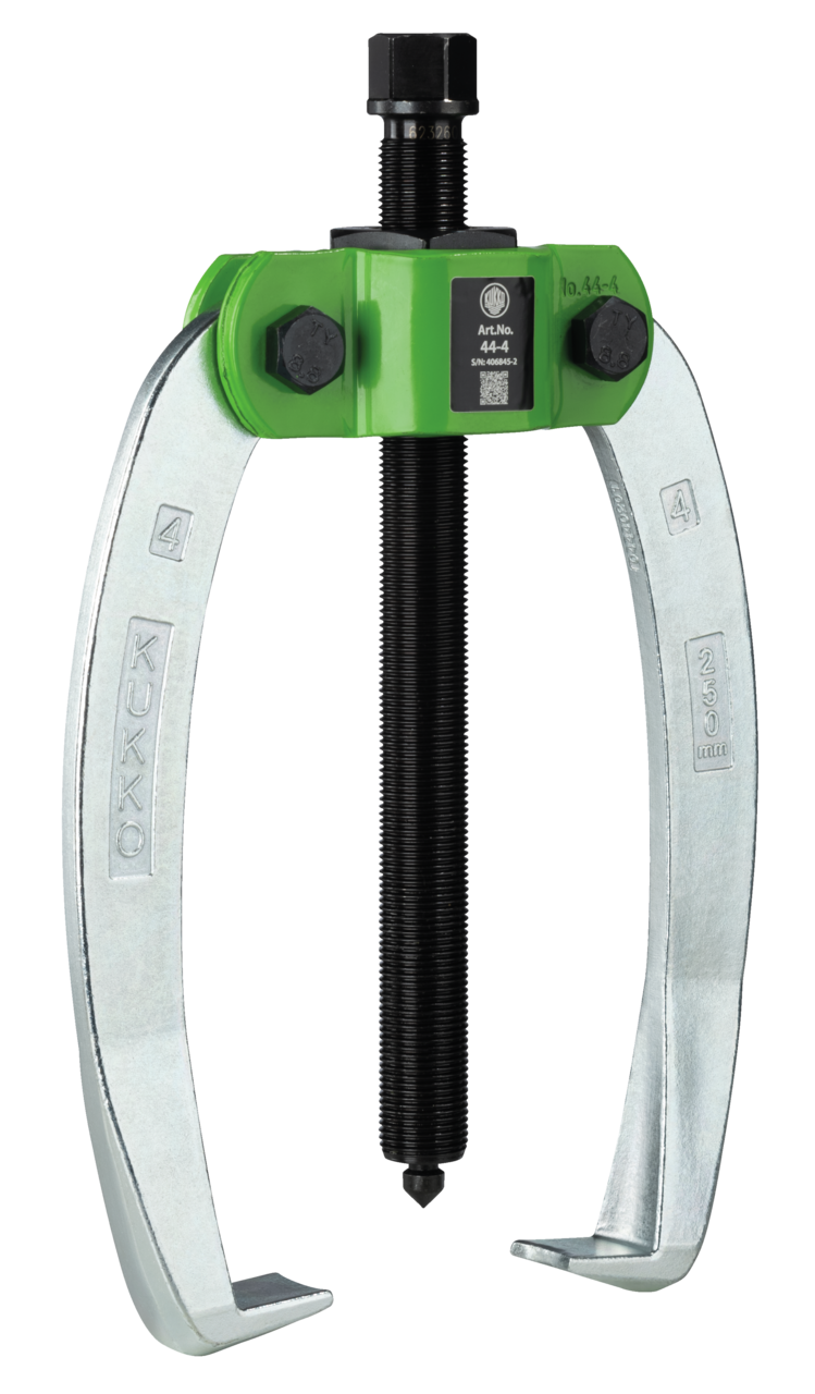 kukko 44-4 handy, 2-arm industrial puller 250 x 200 mm with power-transmitting and self-centering puller legs for pulling bearings, gears, and discs in all common sizes for craft, workshop, and industry