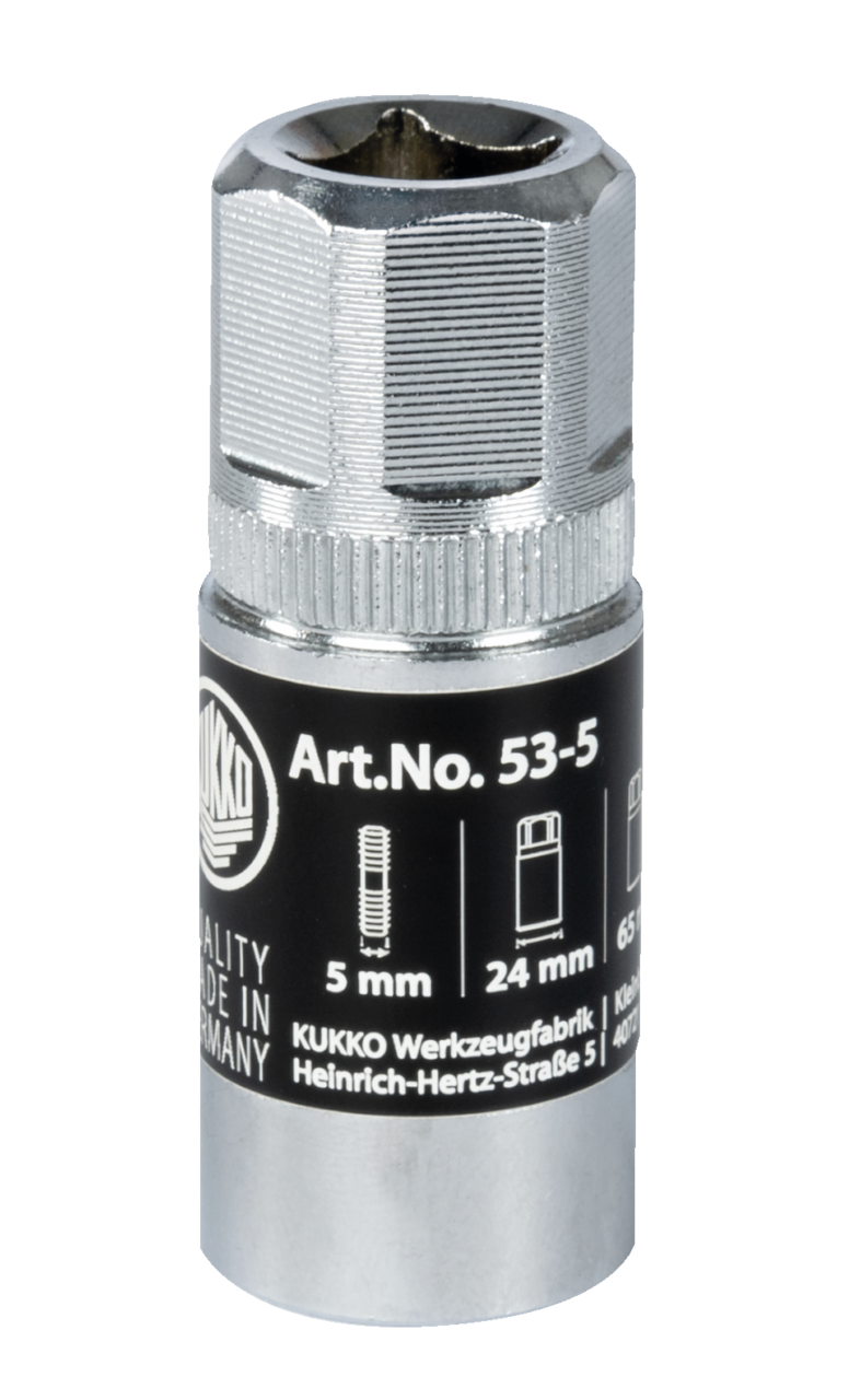 kukko 53-14 stud extractor for tight spaces for extracting stud bolts or broken components in automotive and industry