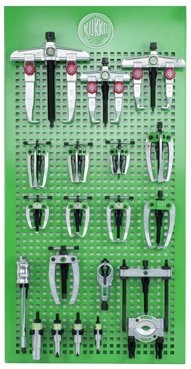 kukko wt-1-industry-us puller set  industry for industry is a wall panel equipped with suitable tools for application and storage in workshops and i