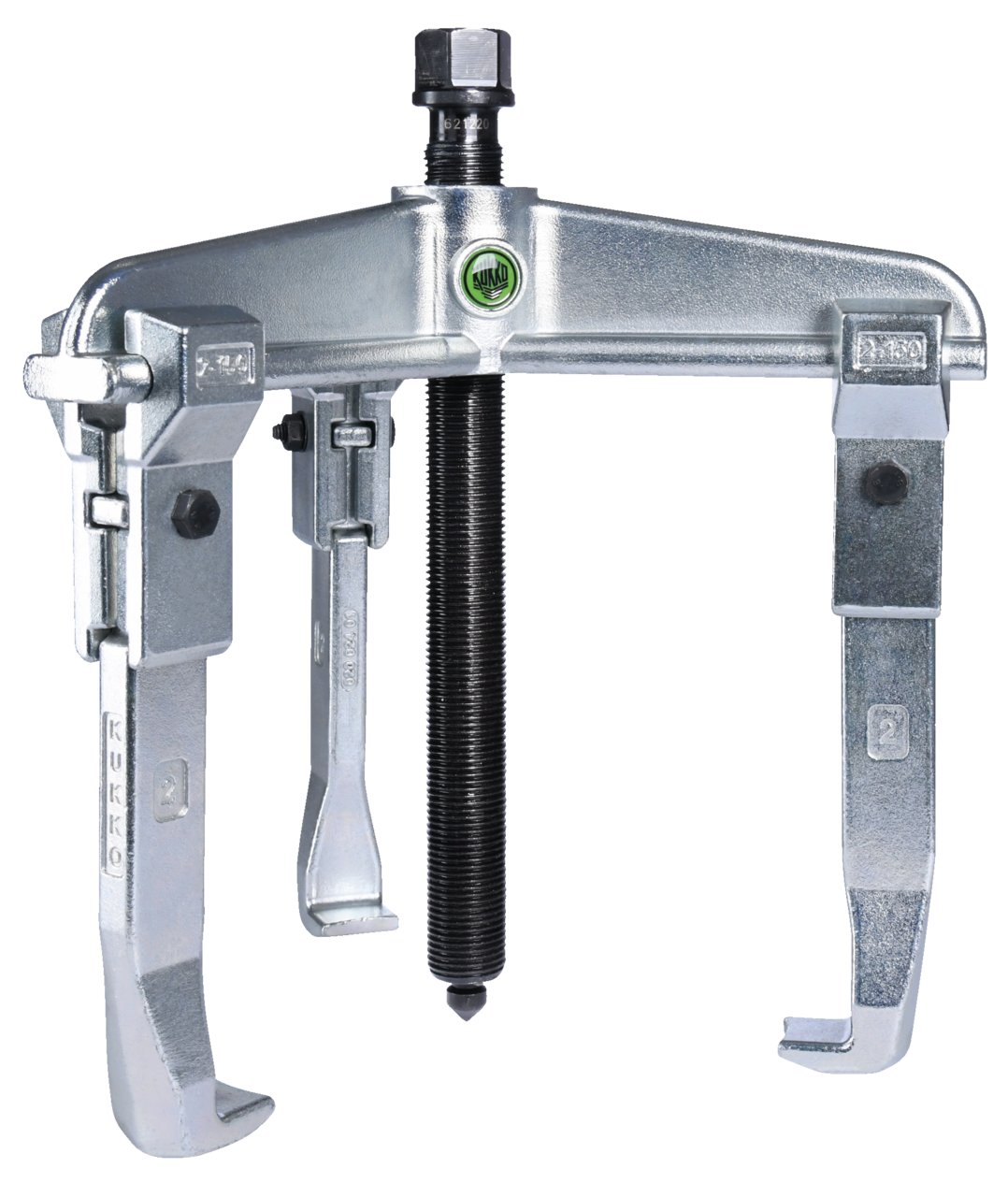 kukko 30-20 3-arm universal puller 200 x 150 mm for pulling bearings, gears, and discs in all common sizes for crafts, workshops, and industry