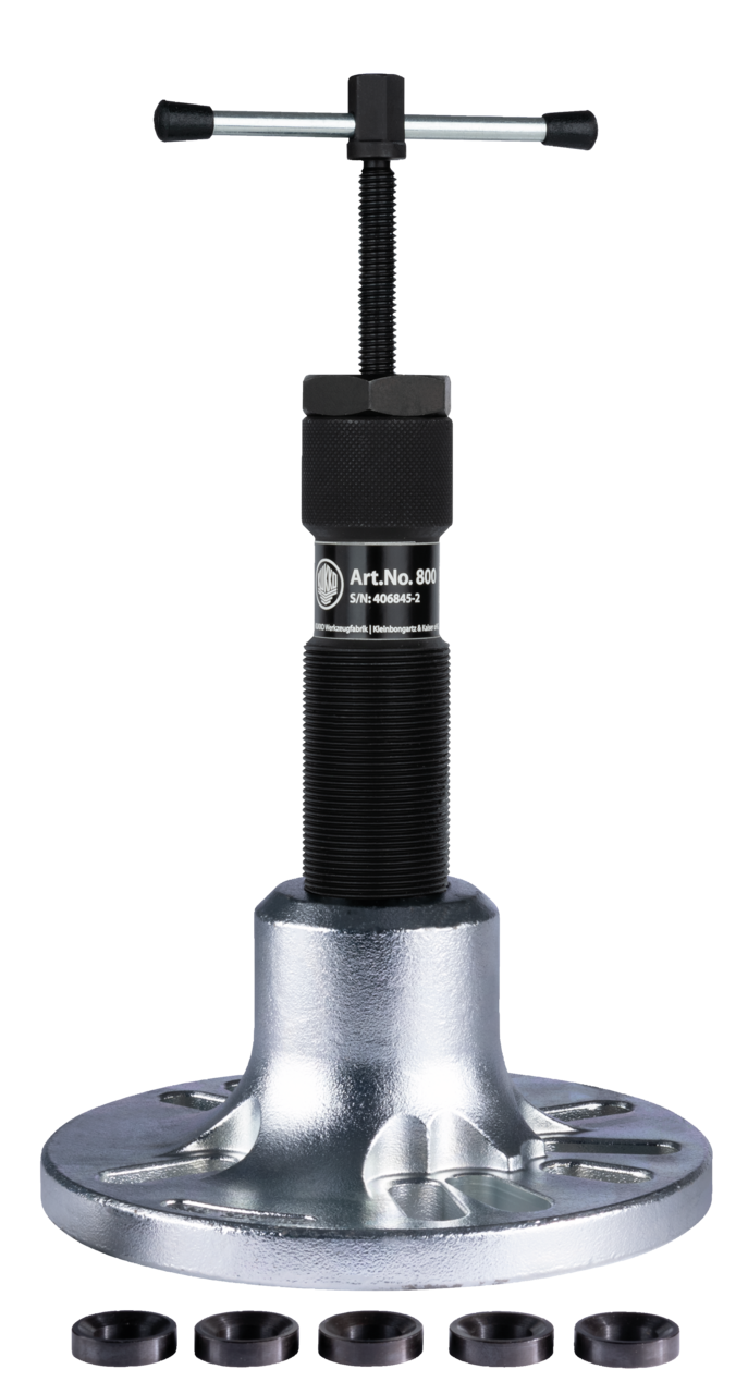 kukko 229-2 hydraulic wheel hub puller for removing all 4- and 5-hole hubs of almost all car types in automotive and industry
