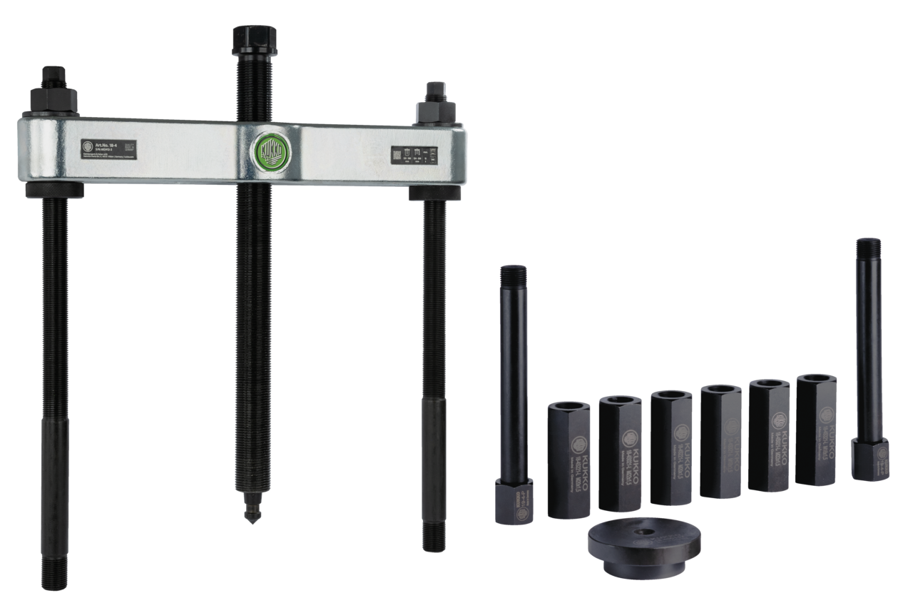 kukko 226-4/11 puller device for truck axles for truck axles of the series 226 is used for pulling wheel hubs on saf and bpw axles for trucks and com