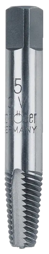 High-speed steel screw extractor with spiral flutes for removing broken bolts