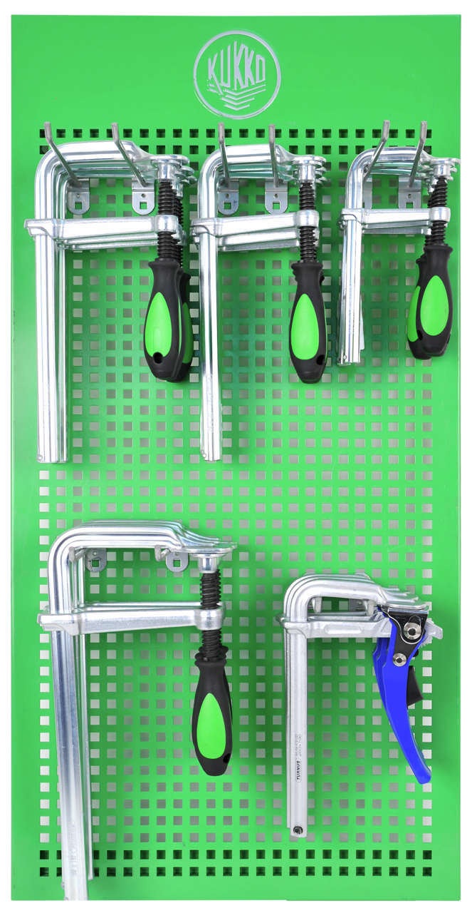 kukko wt-020 clamping assortment  full steel  premium for use and storage in workshops and industry