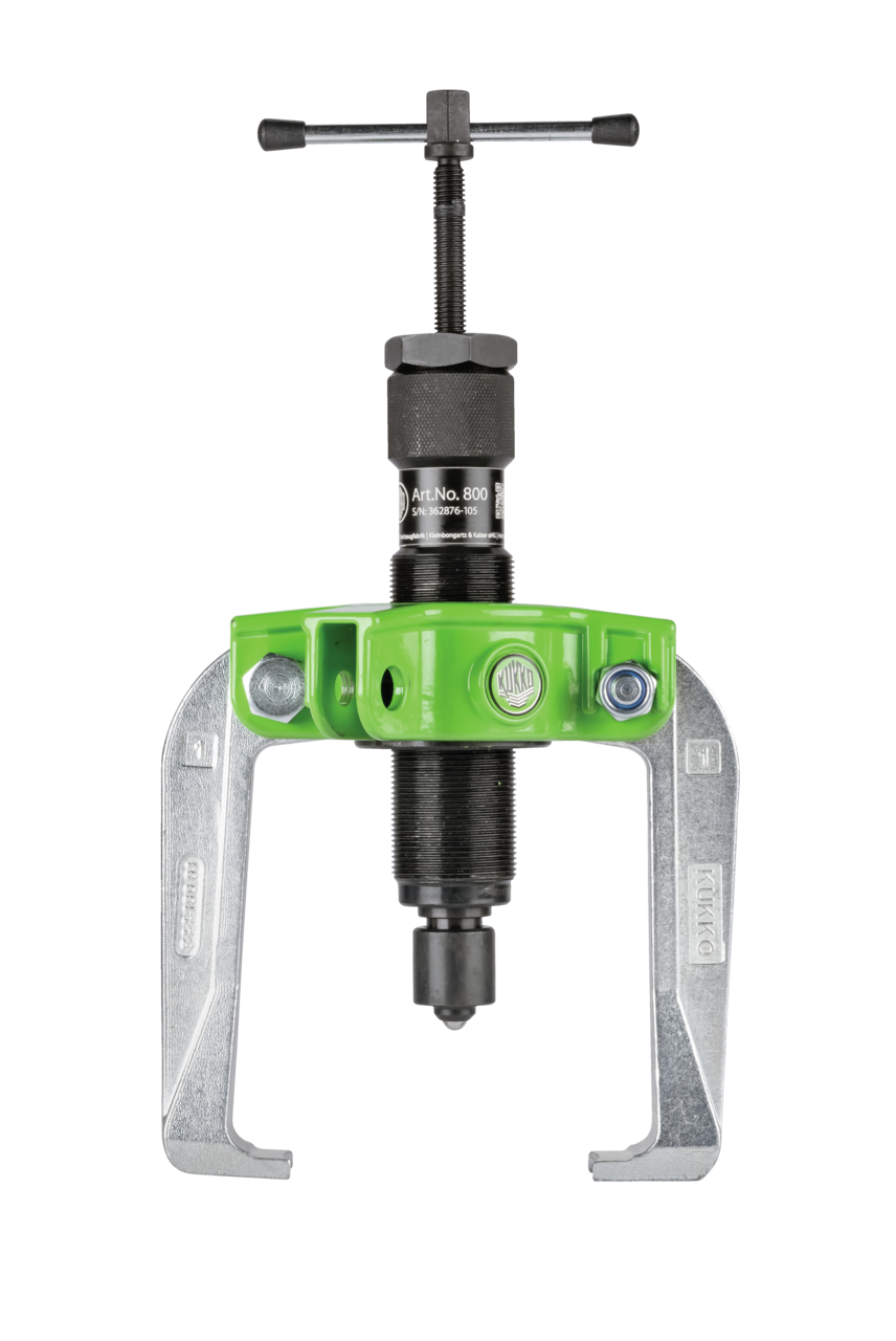 kukko 844-1-b handy, 2-arm pullers 100 x 100 mm with power-transmitting, self-centering puller legs and grease-hydraulic spindle (up to 10 t) for extracting particularly stubborn bearings, gears, and discs in all common sizes for craft, workshop,