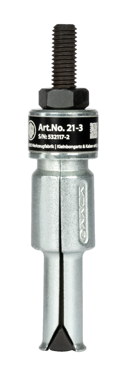 kukko 21-3 2-shell internal extractor ø 18-23 mm for pulling out internal bearings, bearing outer rings, and bushings in craftsmanship, workshops, and in