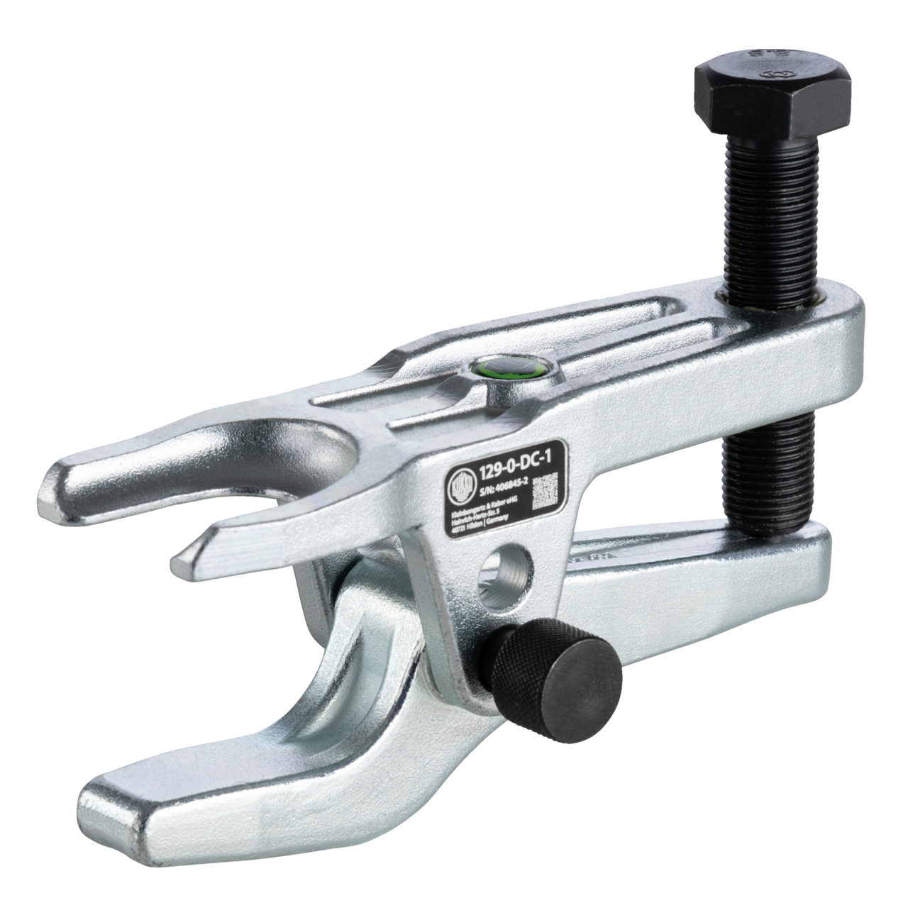 kukko 129-0-dc-1 ball joint extractor with lever transmission for passenger car for pressing out ball pins when removing ball joints as well as tie rod ends on tie rods for passenger c