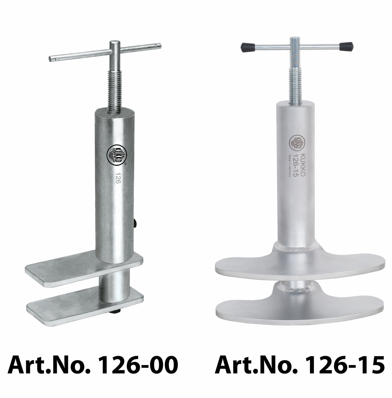 kukko 126-15 brake caliper rewind tool for resetting pistons in 6-piston brake calipers in the automotive industry