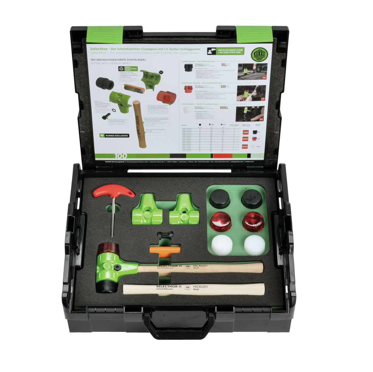 kukko k-selecthor-01 soft face hammer "selecthor" gu ø 30 mm