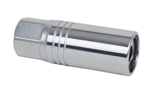Chrome deep socket tool with hex drive for industrial and automotive use