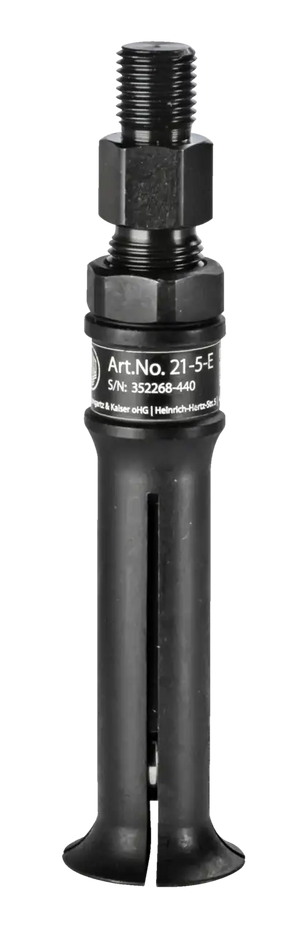 Industrial metal expansion anchor bolt, black finish, for heavy-duty fastening