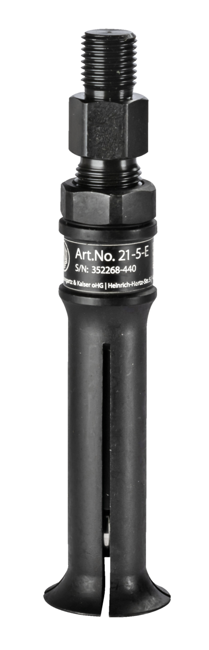 kukko 21-5-e segment inner extractor ø 34-48 mm for pulling out flush-mounted bearings, outer bearing rings, bushings, and seals in craft, workshop, and