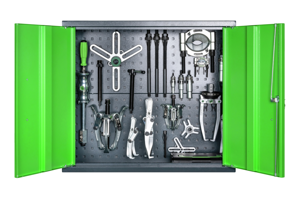 kukko 224-676 tool cabinet with puller set 49-piece for safe and orderly storage of tools