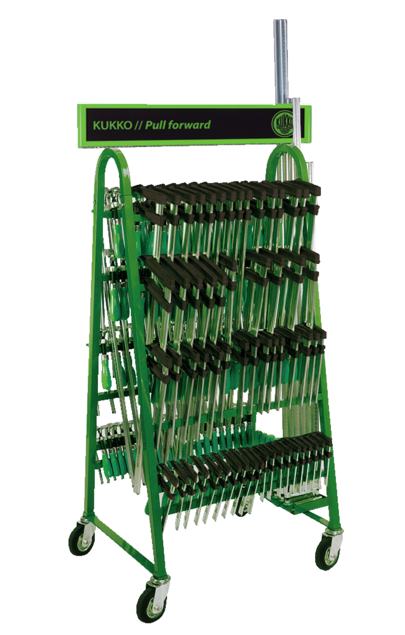 kukko 999-000 clamp car for storage or sale for application, storage, or sale in workshops, industry, and commerce