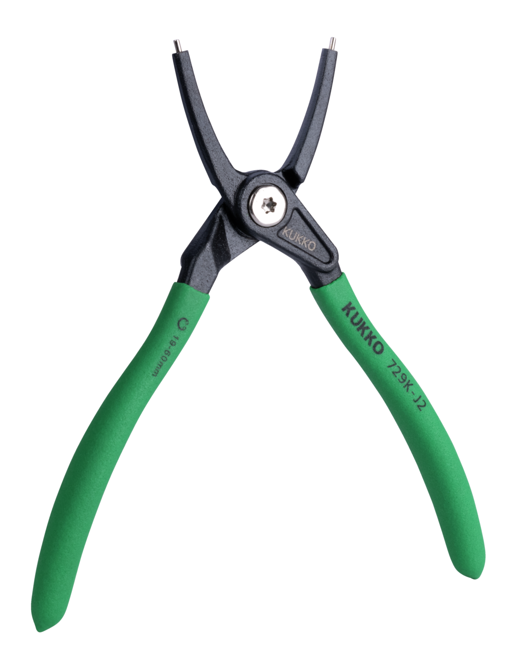 kukko 729k-j3 circlip pliers for inner rings, straight for internal rings are used for the assembly and disassembly of retaining rings in holes in crafts, indu