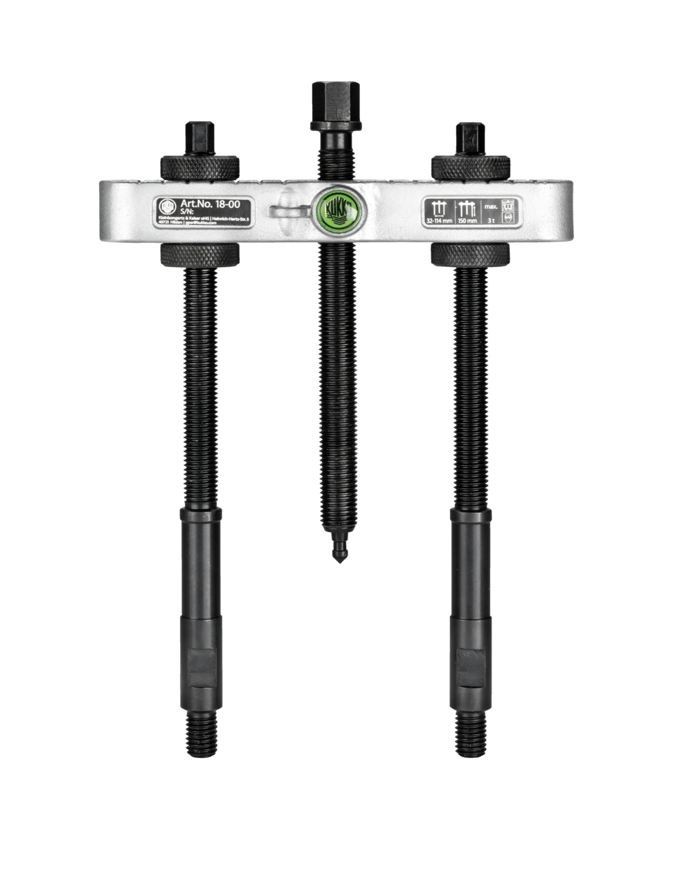 kukko 18-00 extractor connection thread m6 for pulling flat-lying or thin-walled parts in craft, industry, and workshops when there is not enough s