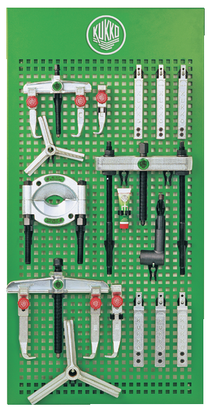 kukko wt-50 puller assortment  industry - top for industry is a wall panel that is equipped with matching tools for application and storage in worksho