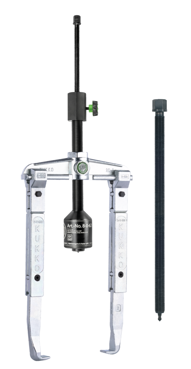 kukko 20-40-4-b 2-arm universal puller 650 x 400 mm with extended puller hook and grease hydraulic spindle for particularly safe removal of extremely tight and deep-seated bearings, gears, and discs in all commo