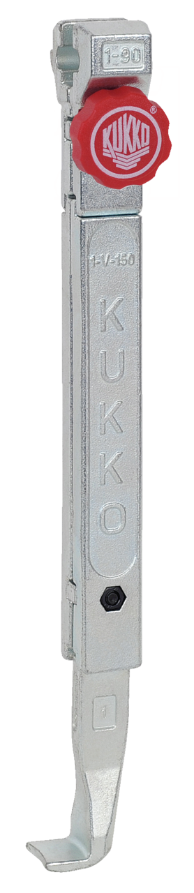 kukko 1-252-e quick adjusting standard jaws (single, total length 282 mm) for universal pullers