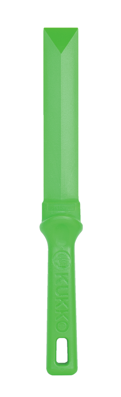 kukko 2200-4 soft scraper, single, 28 x 150 mm for gently removing adhesive weights and sealant remnants, bonded protective strips, badges, and sticker