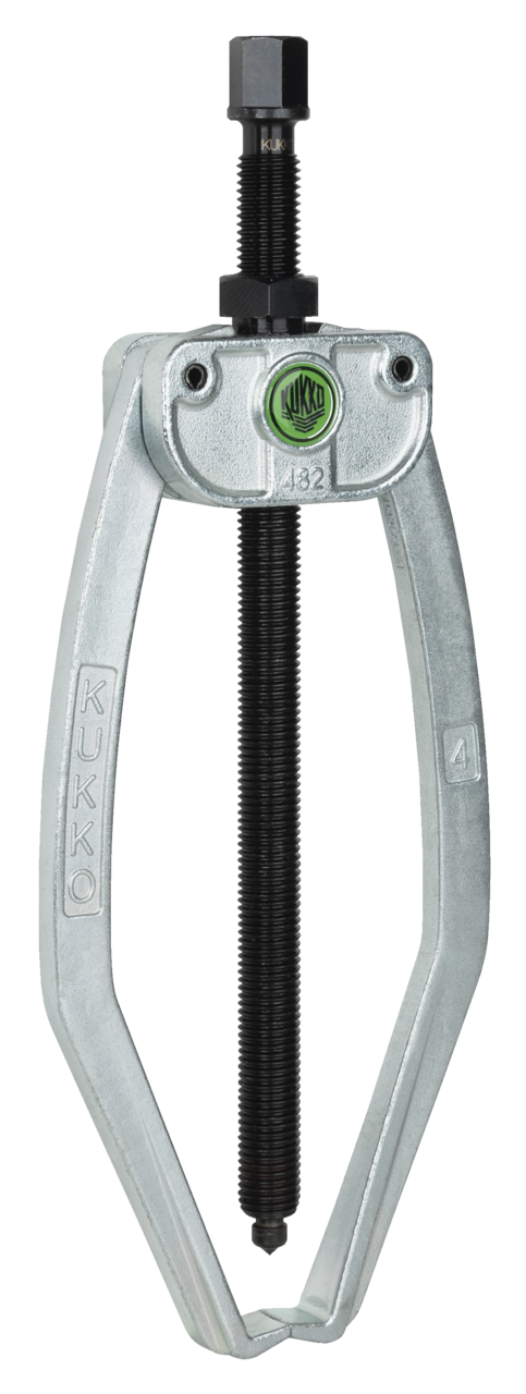 kukko 482-4 handy 2-arm puller 200 x 200 mm with autogrip for removing bearings, gears, and discs in tight and hard-to-reach spaces