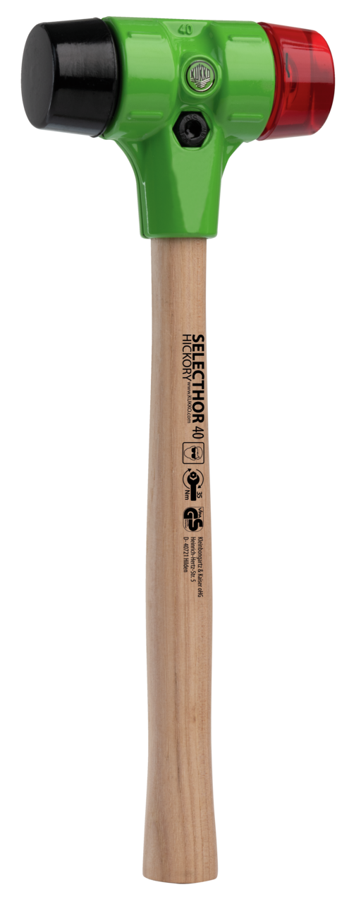 kukko 3-040111-gu-ku-1 selecthor" gu ø 40 mm for even more versatile application possibilities, the soft-face hammer can be combined with impact inse