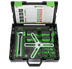 Professional bearing puller tool kit in foam-lined hard case with instructions inside lid